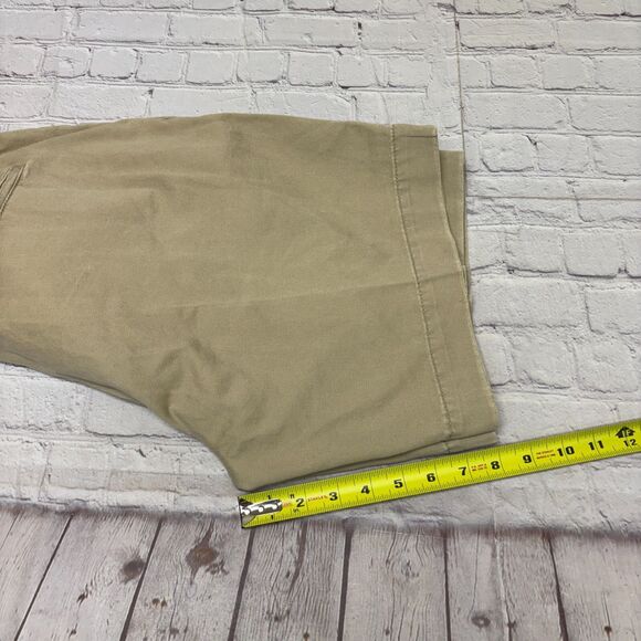 Vintage Ralph Lauren Rugby Men Flat Front Chino Shorts Size 36 Beige M294 -29 - Picture 5 of 16